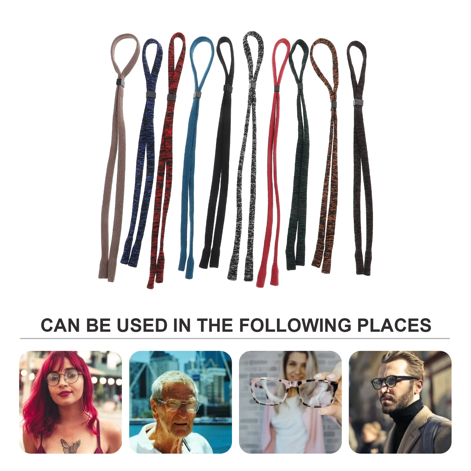10Pcs Glasses Chain Non-Slip Sturdy Adjustable Eyeglass Hanging Rope Mixed Color Reusable Glasses Strap Eyewear Accessories
10Pcs Glasses Chain Non-Slip Sturdy Adjustable Eyeglass Hanging Rope Mixed Color Reusable Glasses Strap Eyewear Accessories