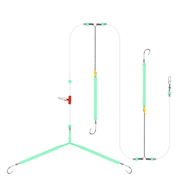 NUNATAK Sea Fishing Accessory Hook splitter Boat Fishing Balance Group Stainless Steel Line Set Luminous Fishing Set String Hook
NUNATAK Sea Fishing Accessory Hook splitter Boat Fishing Balance Group Stainless Steel Line Set Luminous Fishing Set String Hook