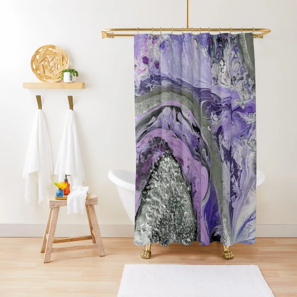Lavender Geode Shower Curtain Bathroom Accessorys Set For Bathroom Curtain
Lavender Geode Shower Curtain Bathroom Accessorys Set For Bathroom Curtain