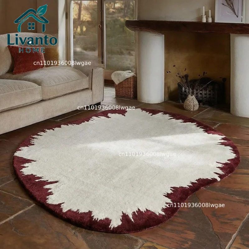 Irregular Shape Living Room Decoration Carpet Light Luxury Rugs for Bedroom Fluffy Soft Lounge Floor Mat Thick Plush Bedside Rug
Irregular Shape Living Room Decoration Carpet Light Luxury Rugs for Bedroom Fluffy Soft Lounge Floor Mat Thick Plush Bedside Rug