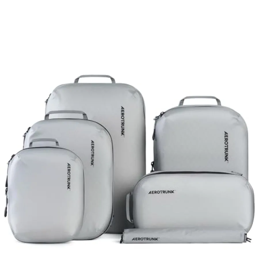 Ultralight Compression Packing Cubes - Lightweight Travel Organizers for Suitcases and Luggage
Ultralight Compression Packing Cubes - Lightweight Travel Organizers for Suitcases and Luggage