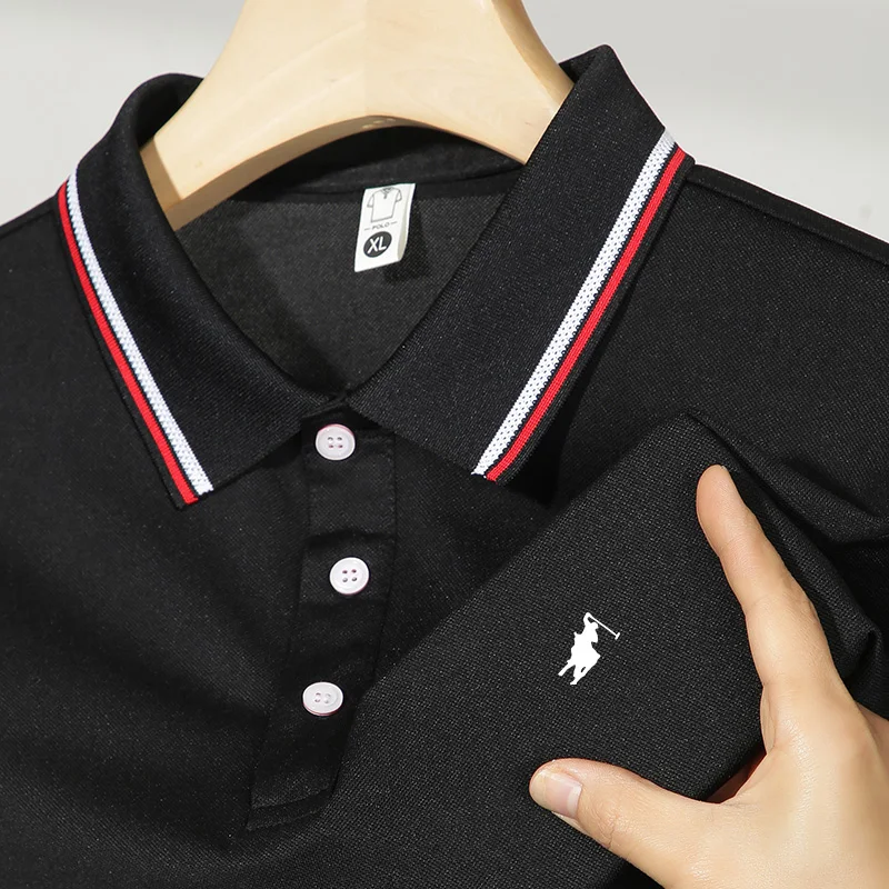 Camiseta transpirable para hombre, POLO informal de negocios, ropa de manga corta, cómoda, a la moda, novedad de verano, 2024
Camiseta transpirable para hombre, POLO informal de negocios, ropa de manga corta, cómoda, a la moda, novedad de verano, 2024