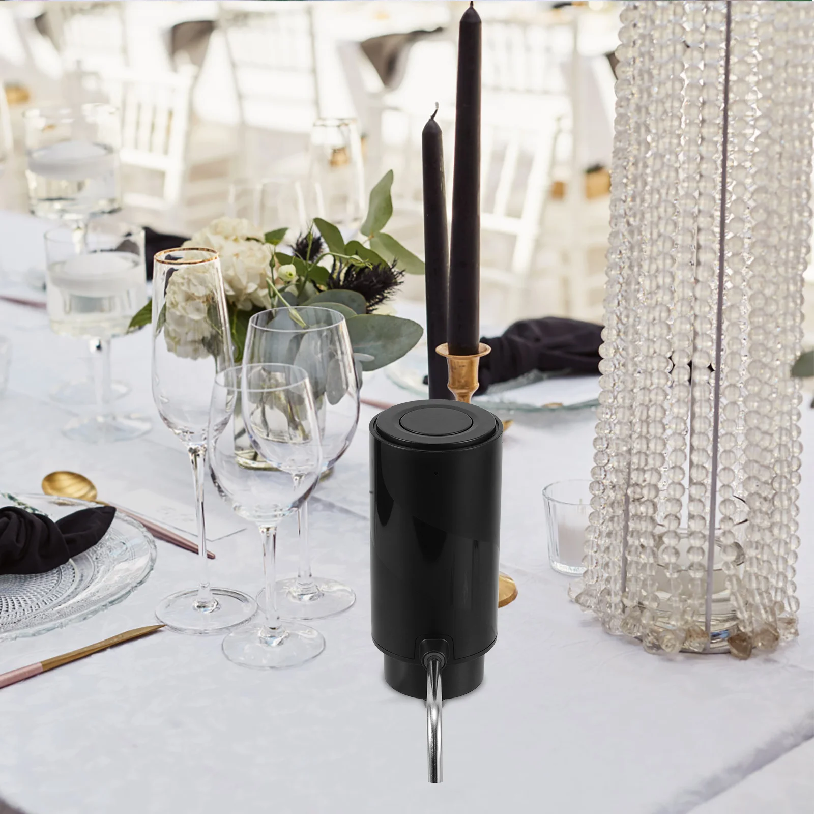 Electric Wine Decanter Aerator Portable Lightweight Compact Size Stylish Automatic Wine Dispenser Pourer for Bar Household Use 
Electric Wine Decanter Aerator Portable Lightweight Compact Size Stylish Automatic Wine Dispenser Pourer for Bar Household Use