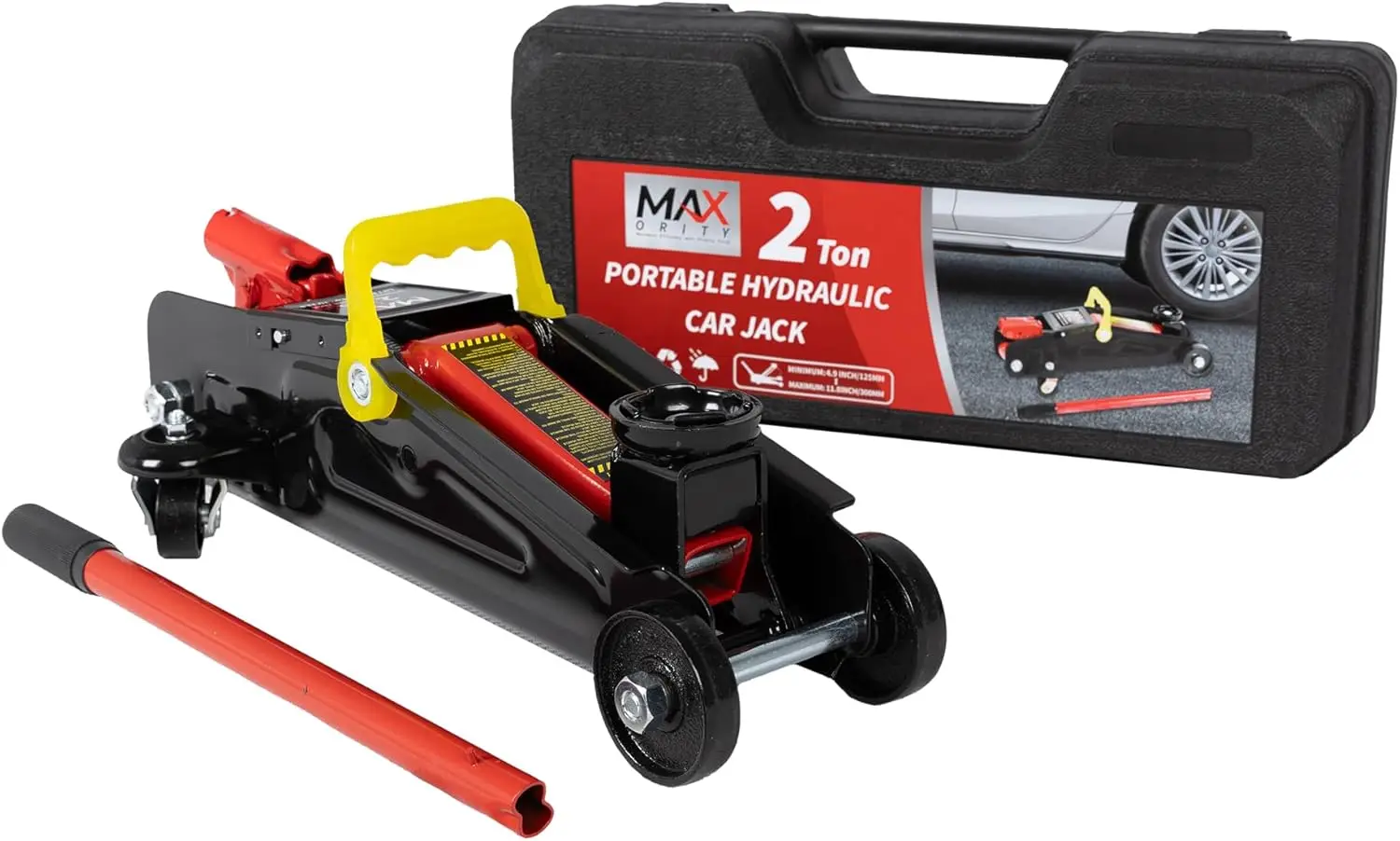 4000 lbs Hydraulic Trolley Floor Jack with Carrying Case for Sedans and Pickup Trucks
4000 lbs Hydraulic Trolley Floor Jack with Carrying Case for Sedans and Pickup Trucks