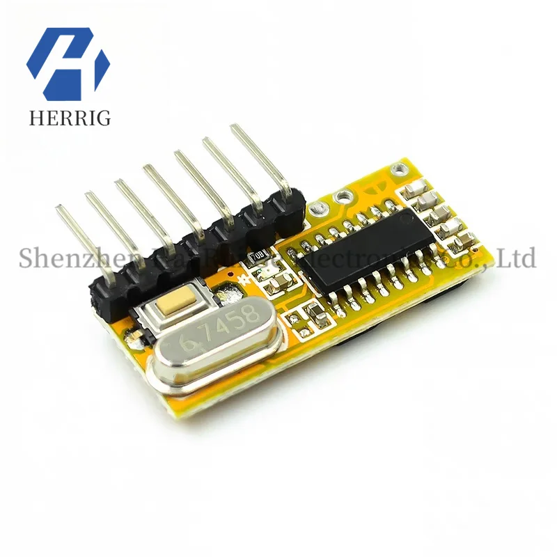 RXC6 5V Learning Wireless Remote Control Receiver Module 4CH Receiver RXC6 Superheterodyne Learning 433M
RXC6 5V Learning Wireless Remote Control Receiver Module 4CH Receiver RXC6 Superheterodyne Learning 433M