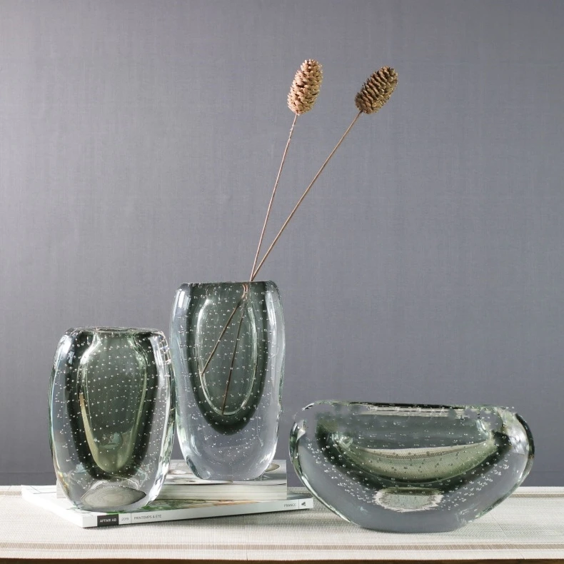 Home Decoration Luxury Bohemian Crystal Vase Glass & Crystal Vase Decorative Glass Cylinder China Murano Glass Vase 3-piece Set
Home Decoration Luxury Bohemian Crystal Vase Glass & Crystal Vase Decorative Glass Cylinder China Murano Glass Vase 3-piece Set