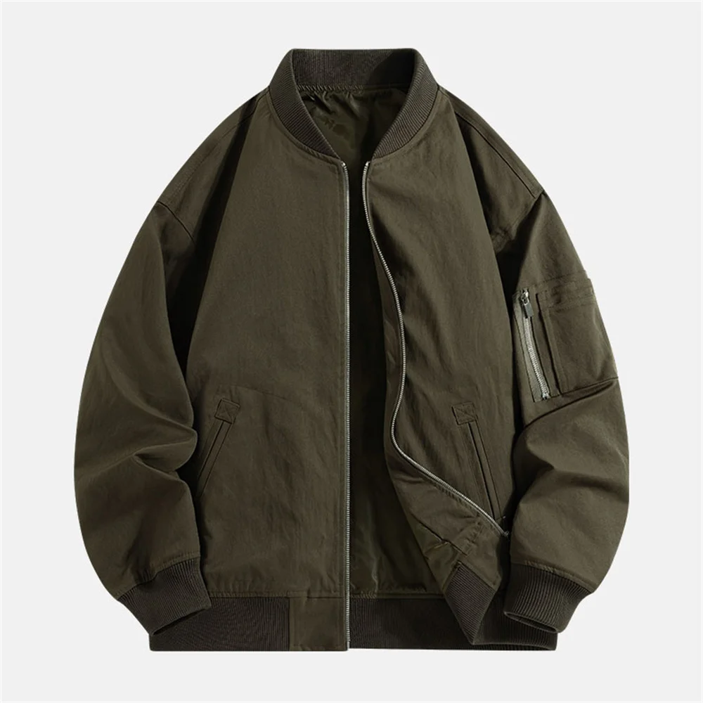 Men's Baseball Collar Pilot Jacket Spring/Autumn New Arrival Multi-Pocket Workwear Jacket Trendy Fashionable Versatile Men's Top
Men's Baseball Collar Pilot Jacket Spring/Autumn New Arrival Multi-Pocket Workwear Jacket Trendy Fashionable Versatile Men's Top