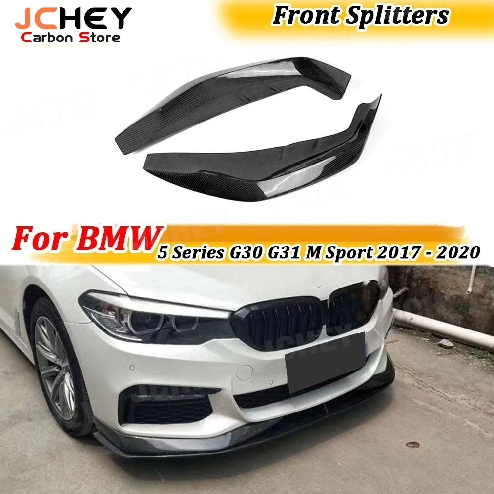 JCHEY Real Carbon Fiber Front Bumper Lip Splitters for BMW 5 Series G30 G31 M Sport 2017 - 2020 Front Bumper Lip Splitters
JCHEY Real Carbon Fiber Front Bumper Lip Splitters for BMW 5 Series G30 G31 M Sport 2017 - 2020 Front Bumper Lip Splitters