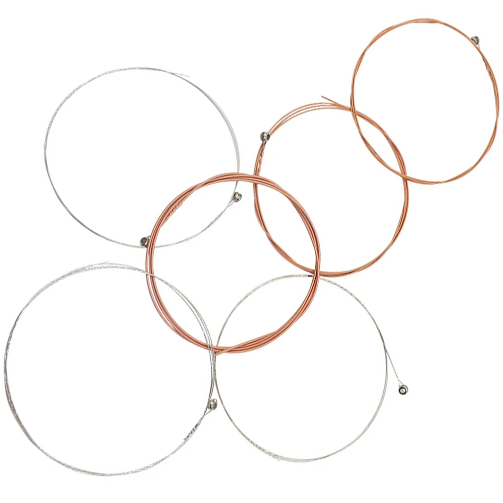 Metal Guitar Strings Replacement Set Acoustic Classic Strong Durable Parts Accessories Sound Sweet Timbre
Metal Guitar Strings Replacement Set Acoustic Classic Strong Durable Parts Accessories Sound Sweet Timbre