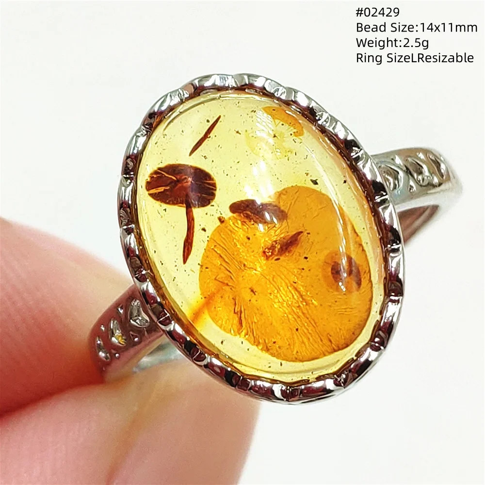 Natural Yellow Piebald Amber Adjustable RingGemstone 925 Sterling Silver Jewelry Amber Ring For Women Men AAAAA
Natural Yellow Piebald Amber Adjustable RingGemstone 925 Sterling Silver Jewelry Amber Ring For Women Men AAAAA