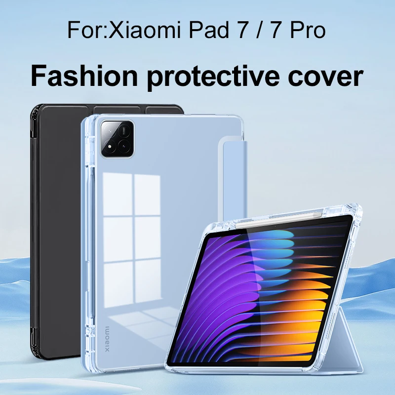Tablet case for Xiaomi Pad 7/7pro 11.2inches soft case with pen slot can be put pen has a bottom case fixed flat
Tablet case for Xiaomi Pad 7/7pro 11.2inches soft case with pen slot can be put pen has a bottom case fixed flat
