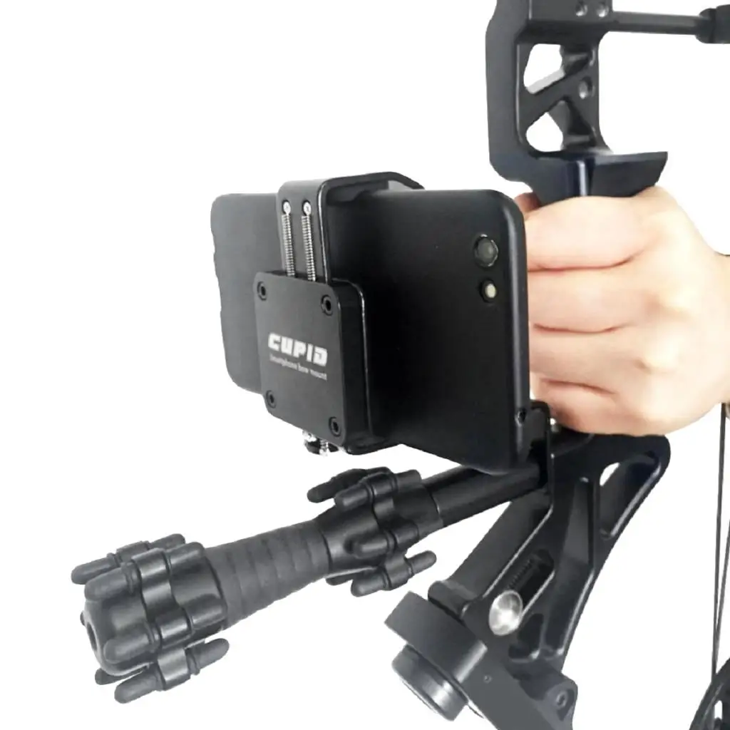 Outdoor Archery Smartphone Bow Mount Adjustable Phone Clamp Holder for Compound Bow Hunting Video Recording
Outdoor Archery Smartphone Bow Mount Adjustable Phone Clamp Holder for Compound Bow Hunting Video Recording