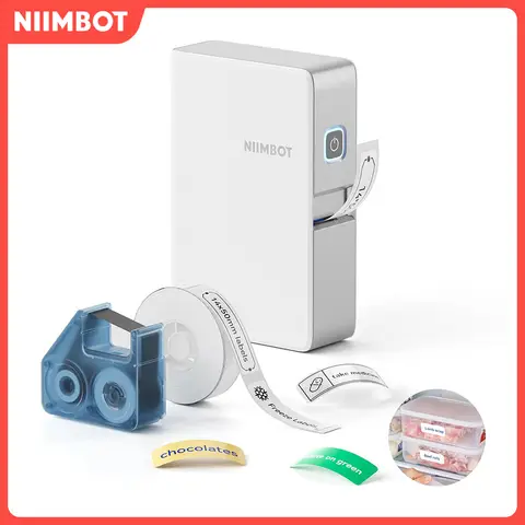 Niimbot B18 Thermal Transfer Label Printer Mini Label Maker for Perfume/Cable/Garden Self-Adhesive Labels Long-term Storage
