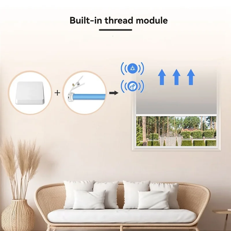 Matter Over Thread Smart Roller Shade Blinds Motor Built In Battery For 38Mm Tube App-AT36
Matter Over Thread Smart Roller Shade Blinds Motor Built In Battery For 38Mm Tube App-AT36