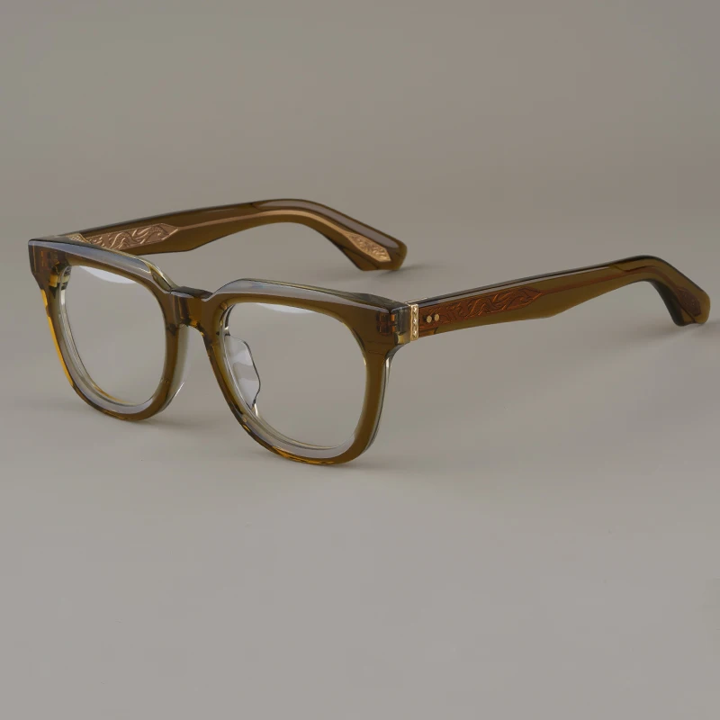 Glasses Frame Handmade Thick Acetate Square Men Vintage Rivet Eyeglasses Frame Women 2024 New Designer Brand Eyewear
Glasses Frame Handmade Thick Acetate Square Men Vintage Rivet Eyeglasses Frame Women 2024 New Designer Brand Eyewear