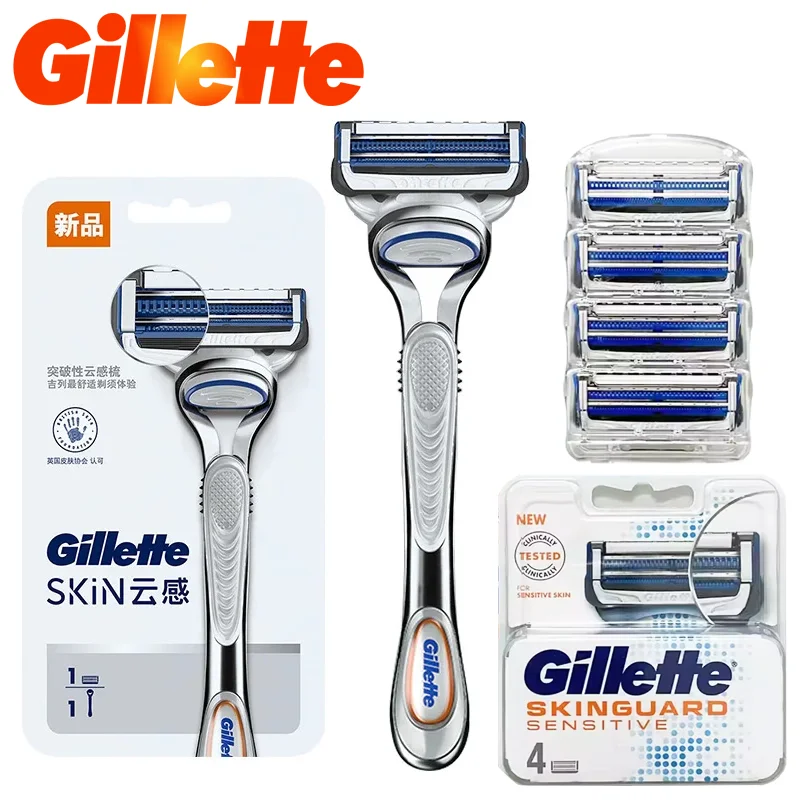 Бритва Gillette SkinGuard Gillette Мужская бритва Набор лезвий для бритвы и бритвы Материал нержавеющей стали Двухслойное ультратонкое лезвие
Бритва Gillette SkinGuard Gillette Мужская бритва Набор лезвий для бритвы и бритвы Материал нержавеющей стали Двухслойное ультратонкое лезвие