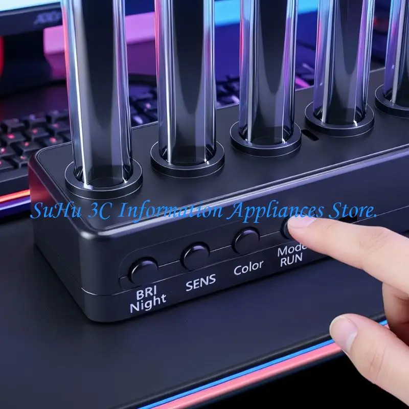 USB C Power RGBs Spectrum Light With 8 Dynamic Mode And Adjustable Brightness For Desktop And Room Decoration
USB C Power RGBs Spectrum Light With 8 Dynamic Mode And Adjustable Brightness For Desktop And Room Decoration