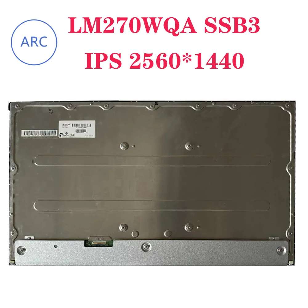 27-дюймовый новый оригинальный ЖК-экран, модель LM270WQA SSB3 IPS QHD 165 Гц 2560*1440 LM270WQA(SS)(B3)
27-дюймовый новый оригинальный ЖК-экран, модель LM270WQA SSB3 IPS QHD 165 Гц 2560*1440 LM270WQA(SS)(B3)