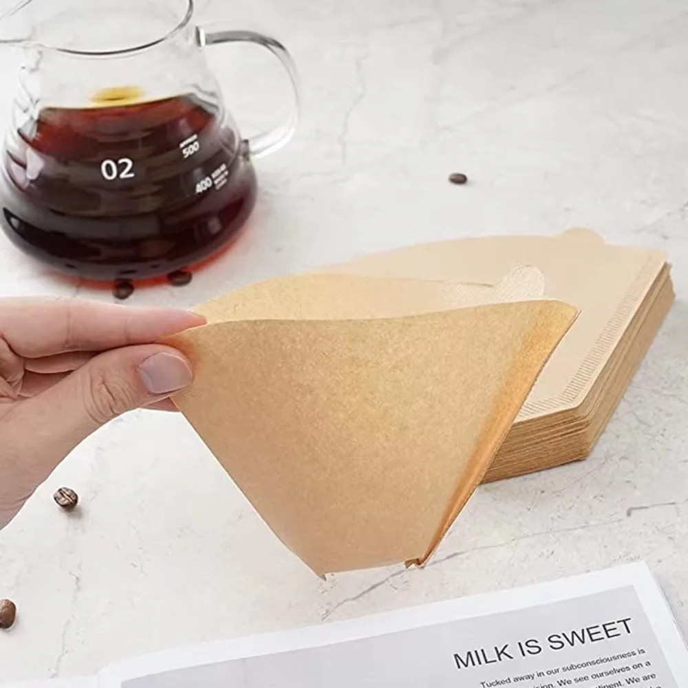 100 Pcs U Shaped Cone Coffee Filter Paper Disposable with Handle Coffee Maker Paper 1-6 Cups Unbleached Coffee Dripper Outdoor
100 Pcs U Shaped Cone Coffee Filter Paper Disposable with Handle Coffee Maker Paper 1-6 Cups Unbleached Coffee Dripper Outdoor