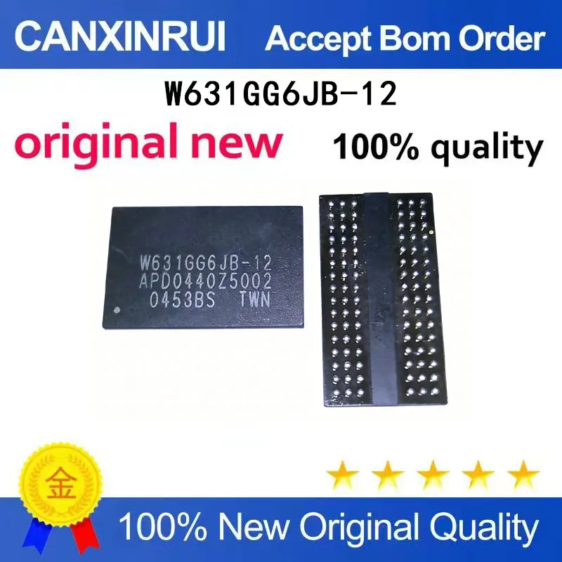 (5-100 PCS )Brand new original W631GG6JB-12
(5-100 PCS )Brand new original W631GG6JB-12