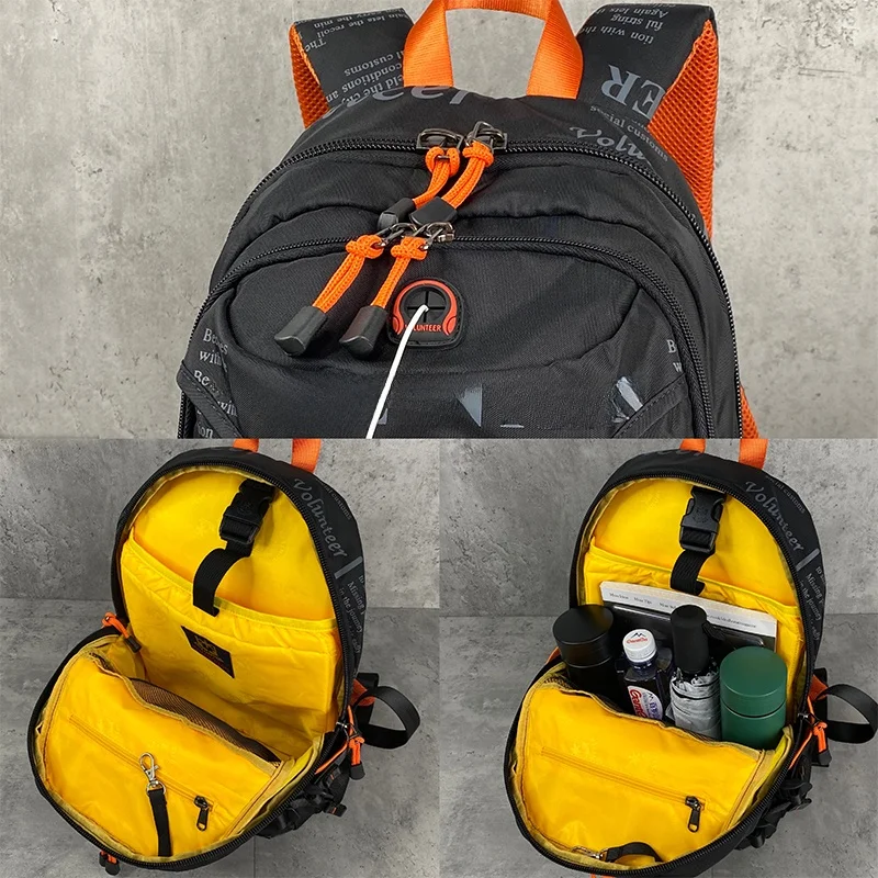 Волонтерская большая емкость для путешествий на открытом воздухе, водонепроницаемая походная сумка, студенческая сумка для книг, уличная нейлоновая двойная молния, повседневная ... 
Волонтерская большая емкость для путешествий на открытом воздухе, водонепроницаемая походная сумка, студенческая сумка для книг, уличная нейлоновая двойная молния, повседневная ...