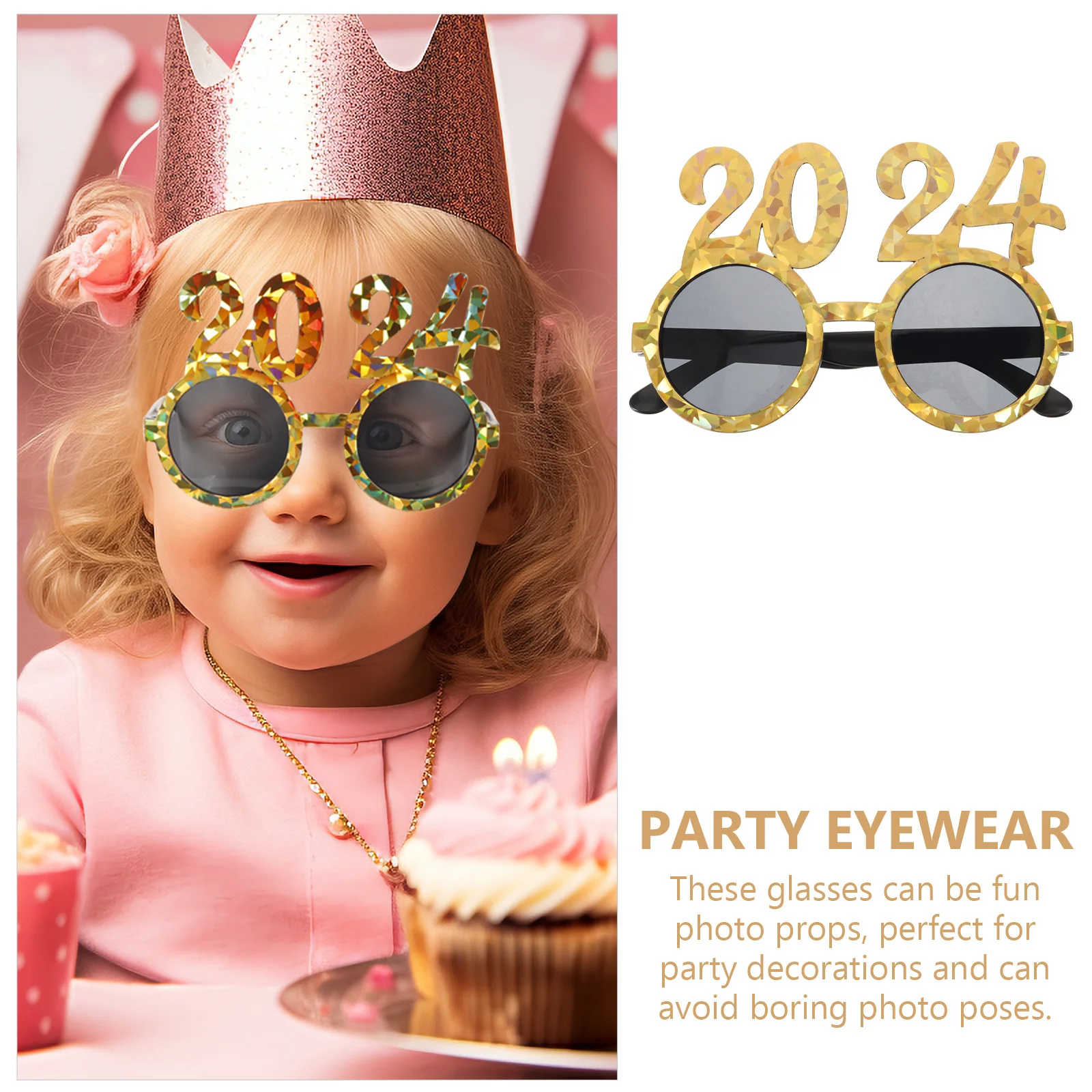 2024 New Year Glasses Plastic Eyewear Party Prank Props Pc Material Festive Decor Photo Accessories Party Glasses Decor
2024 New Year Glasses Plastic Eyewear Party Prank Props Pc Material Festive Decor Photo Accessories Party Glasses Decor
