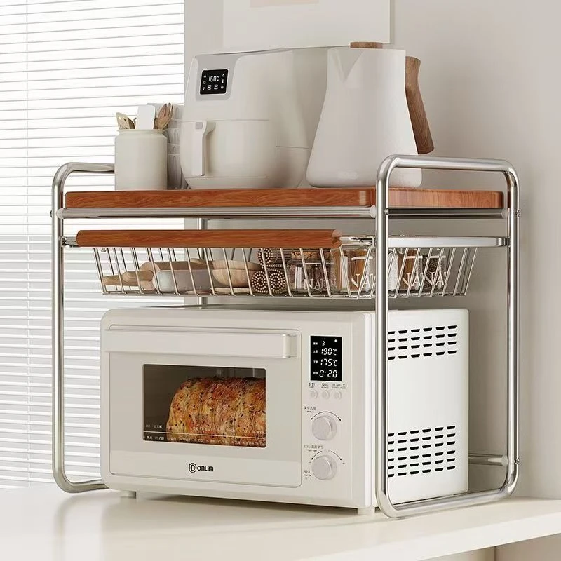 Microwave Oven Storage Rack with Drawers Wooden Metal Storage Organizer Shelf Kitchen Seasoning Cooker Holder Medieval-Style
Microwave Oven Storage Rack with Drawers Wooden Metal Storage Organizer Shelf Kitchen Seasoning Cooker Holder Medieval-Style