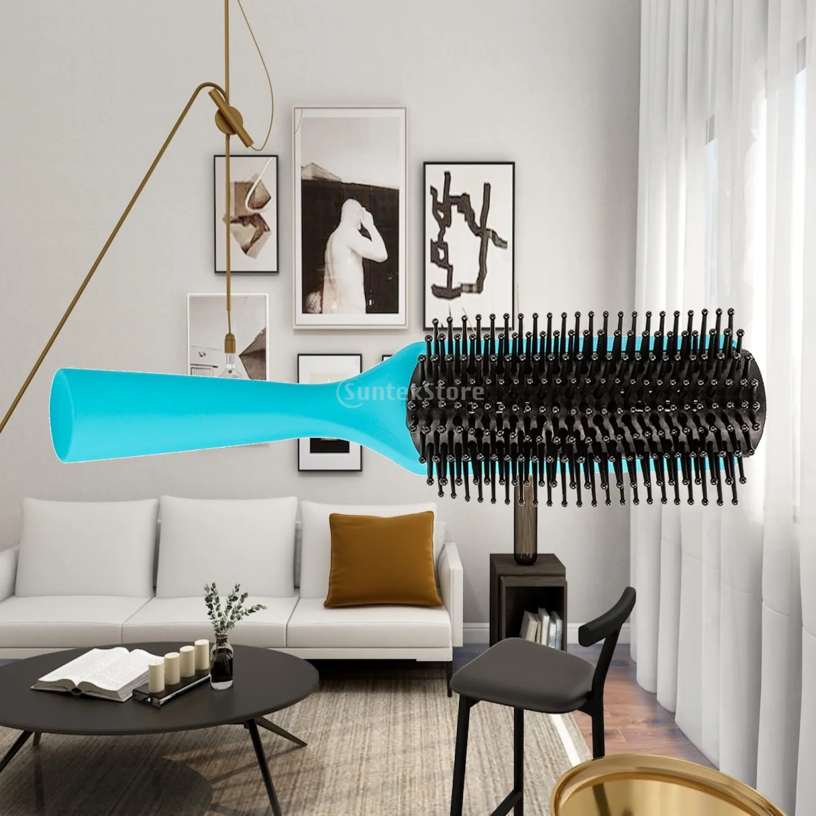 Hairdressing Massage Comb Round Needle Smooth Hair Salon for Wet Dry Hair
Hairdressing Massage Comb Round Needle Smooth Hair Salon for Wet Dry Hair