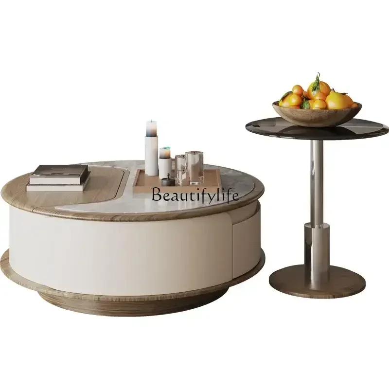 FG26light luxury size round coffee table living room household small apartment multi-functional lifting combination
FG26light luxury size round coffee table living room household small apartment multi-functional lifting combination