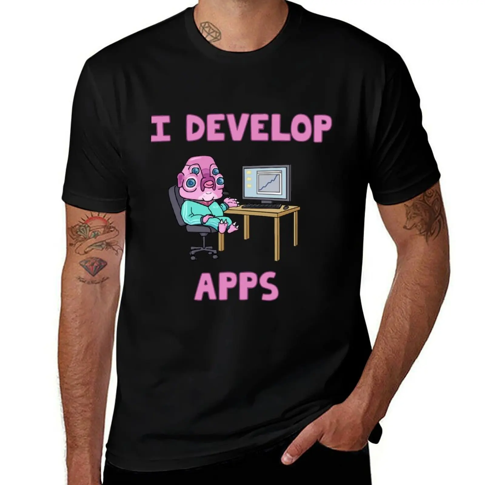 Glootie - I Develop Apps T-Shirt customizeds graphics basketball graphic tees mens graphic t-shirts hip hop
Glootie - I Develop Apps T-Shirt customizeds graphics basketball graphic tees mens graphic t-shirts hip hop