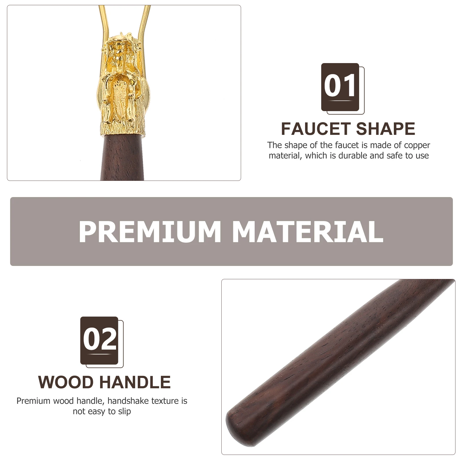 Premium Wooden Handle Teacup Clamp for Ceremony Copper Tea Utensil Multi Purpose Salad Cheese Clamp Tea Set 
Premium Wooden Handle Teacup Clamp for Ceremony Copper Tea Utensil Multi Purpose Salad Cheese Clamp Tea Set