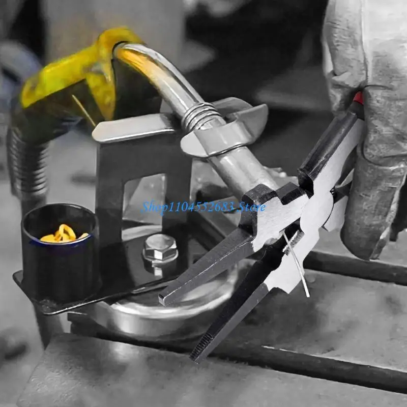 Y6GD Professional MIG Welding Pliers Mulitfunctional Tool Steel for Scraping Spatter Gripping Drawing Wire Comfort Handle
Y6GD Professional MIG Welding Pliers Mulitfunctional Tool Steel for Scraping Spatter Gripping Drawing Wire Comfort Handle