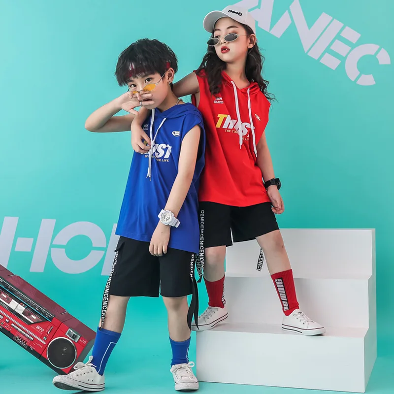Kids Dance Clothes Hip Hop Costumes for Girls Boys T Shirt Shorts Jazz Ballroom Dancing Competition Show Stage Wear Suit Perform 
Kids Dance Clothes Hip Hop Costumes for Girls Boys T Shirt Shorts Jazz Ballroom Dancing Competition Show Stage Wear Suit Perform