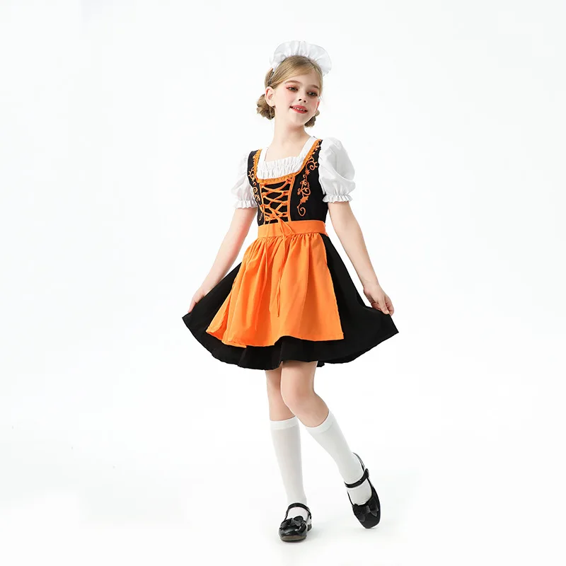 Bavarian Children's Clothing Germany Munich Oktoberfest Girls Maid Pastoral Farm Dirndl Dress
Bavarian Children's Clothing Germany Munich Oktoberfest Girls Maid Pastoral Farm Dirndl Dress