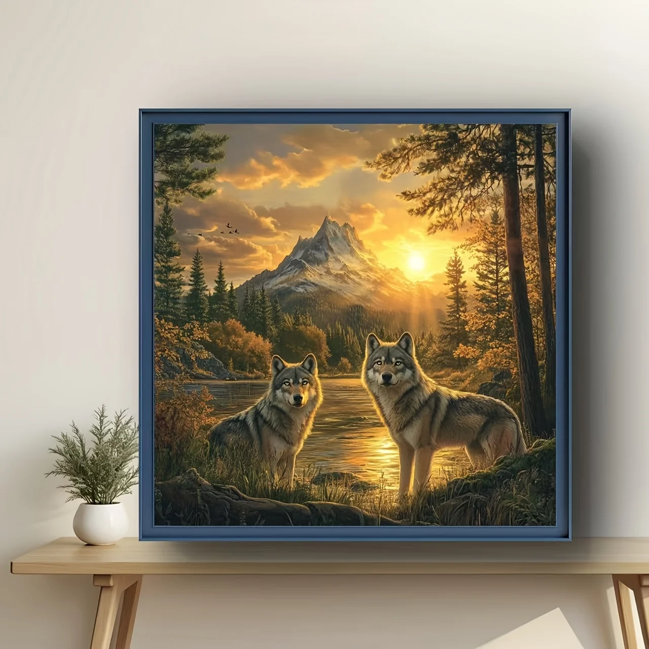 500/1024PCS Jigsaw Puzzle Two Wolves By The Lake Modern Living Room, Bedroom, Office Decoration Suitable As A Holiday Gift
500/1024PCS Jigsaw Puzzle Two Wolves By The Lake Modern Living Room, Bedroom, Office Decoration Suitable As A Holiday Gift