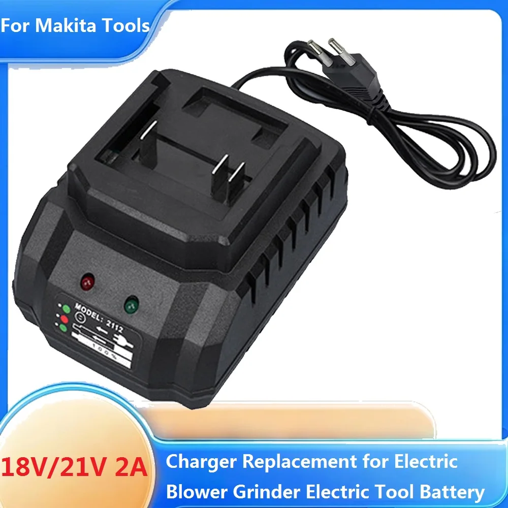 18V 21V 1.8A EU US Charger for Makita Electric Drill wrench Angle Grinder Charger Electric Tool Battery Charger Replacement Part
18V 21V 1.8A EU US Charger for Makita Electric Drill wrench Angle Grinder Charger Electric Tool Battery Charger Replacement Part