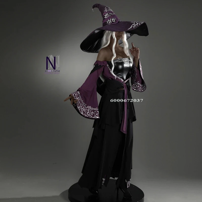 ABC123Fashion Game Cosplay Costume Anime Recluse Role Playing Black Dress with Hat Full Set for Women Comic Con Halloweex,3;b'2.
ABC123Fashion Game Cosplay Costume Anime Recluse Role Playing Black Dress with Hat Full Set for Women Comic Con Halloweex,3;b'2.