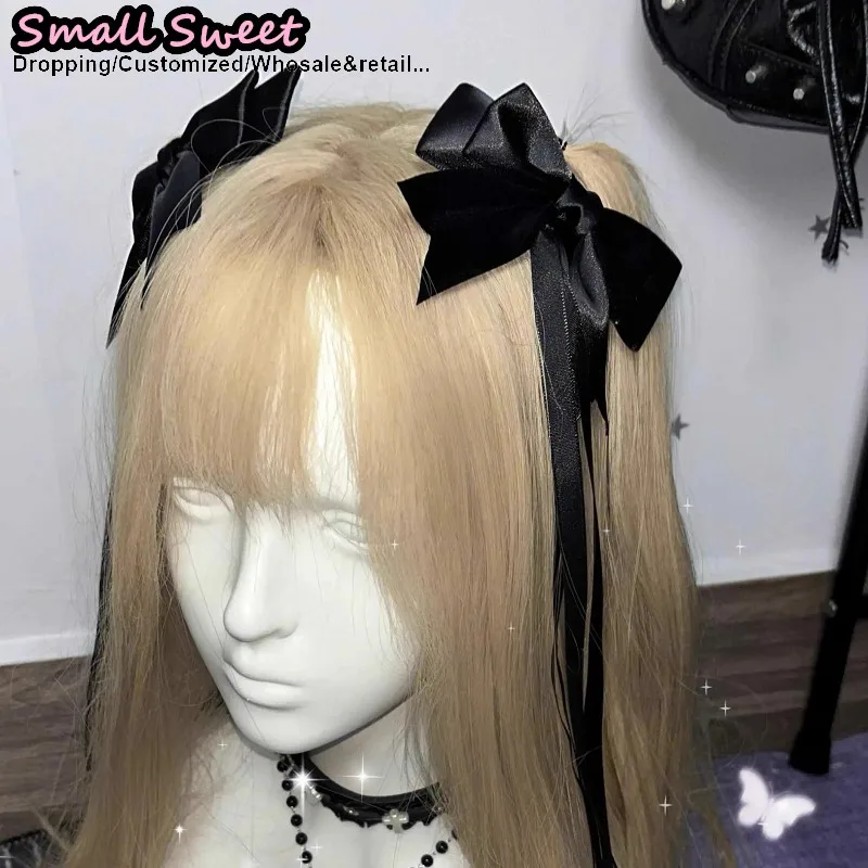 Балетный стиль, готическая Лолита, милая заколка для волос, заколка в стиле панк, горячая девушка Y2K, Harajuku, элегантная длинная лента, заколки с бантом, аксессуары для волос
Балетный стиль, готическая Лолита, милая заколка для волос, заколка в стиле панк, горячая девушка Y2K, Harajuku, элегантная длинная лента, заколки с бантом, аксессуары для волос