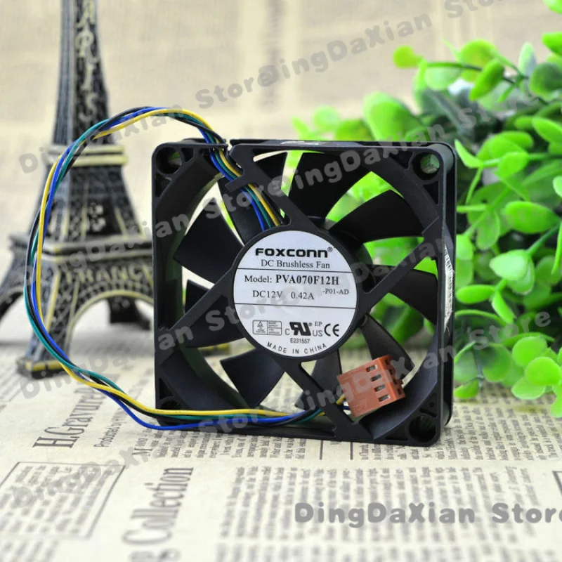 D For FOXCONN PVA070E12H 12V 0.42A 70X70X15MM 4-PIN DC Cooling Fan
D For FOXCONN PVA070E12H 12V 0.42A 70X70X15MM 4-PIN DC Cooling Fan