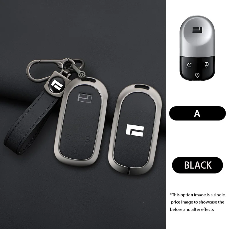 Zinc Alloy Leather Car Key Case for BAIC JISHI Polestone 01 Polestones Remote Cover Shell Keychain Ring Holder Fob Accessories
Zinc Alloy Leather Car Key Case for BAIC JISHI Polestone 01 Polestones Remote Cover Shell Keychain Ring Holder Fob Accessories