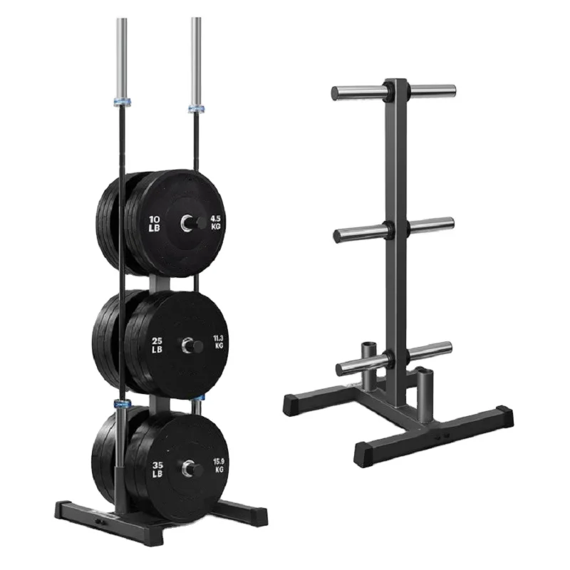 Steel Weight Plate Rack Gym Weightlifting Barbell & Bumper Plate Storage
Steel Weight Plate Rack Gym Weightlifting Barbell & Bumper Plate Storage