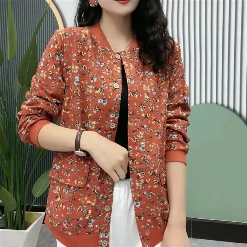 Casaco Feminino 2023 Spring Autumn Printing Coat New Mother's Floral Thin Tops Fashion Women Baseball Jacket Loose Outwear
Casaco Feminino 2023 Spring Autumn Printing Coat New Mother's Floral Thin Tops Fashion Women Baseball Jacket Loose Outwear