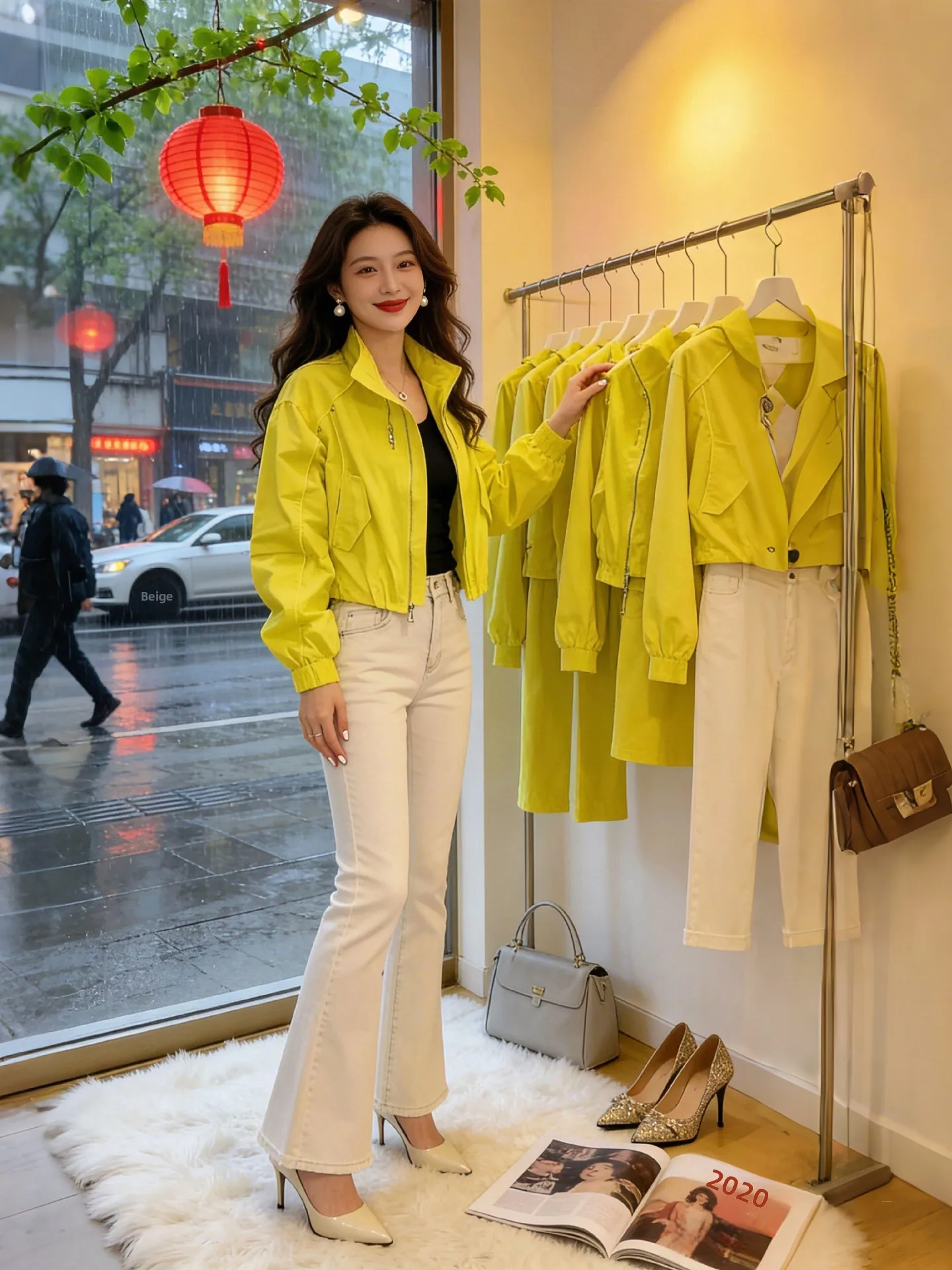 Elegant Pure Color Stand Collar Jacket Women's Spring 2026 New Style Commute Windbreaker Short Coat Zipper Design Office Wear
Elegant Pure Color Stand Collar Jacket Women's Spring 2026 New Style Commute Windbreaker Short Coat Zipper Design Office Wear