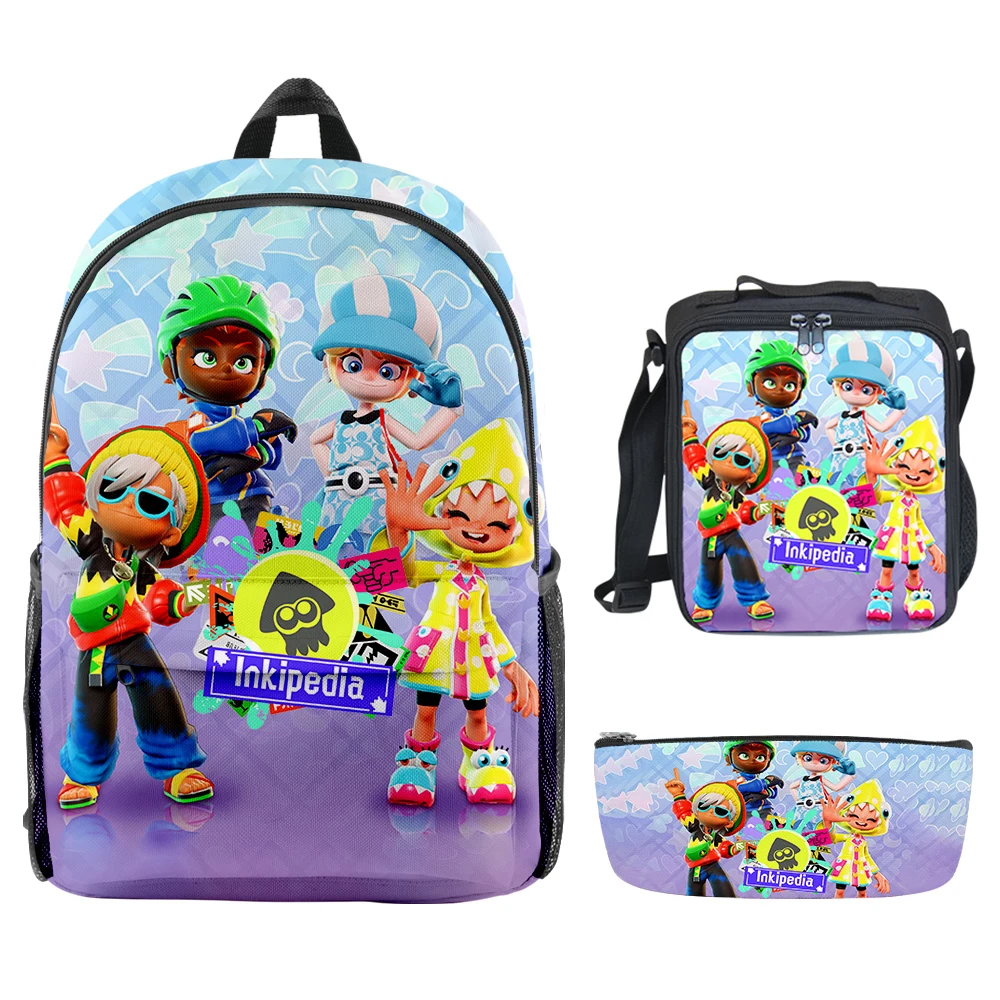 Harajuku Popular Cool Splatoon 3 3D Print 3pcs/Set School Bags Laptop Daypack Backpack Crossbody Lunch bag Pencil Case 
Harajuku Popular Cool Splatoon 3 3D Print 3pcs/Set School Bags Laptop Daypack Backpack Crossbody Lunch bag Pencil Case