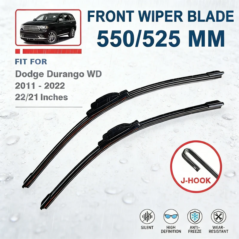 Front Wiper Blades 22"+21" For Dodge Durango WD 2011-2022 SRT Windshield Windscreen Car Accessories 2021 2020 2019 2018 2017
Front Wiper Blades 22"+21" For Dodge Durango WD 2011-2022 SRT Windshield Windscreen Car Accessories 2021 2020 2019 2018 2017