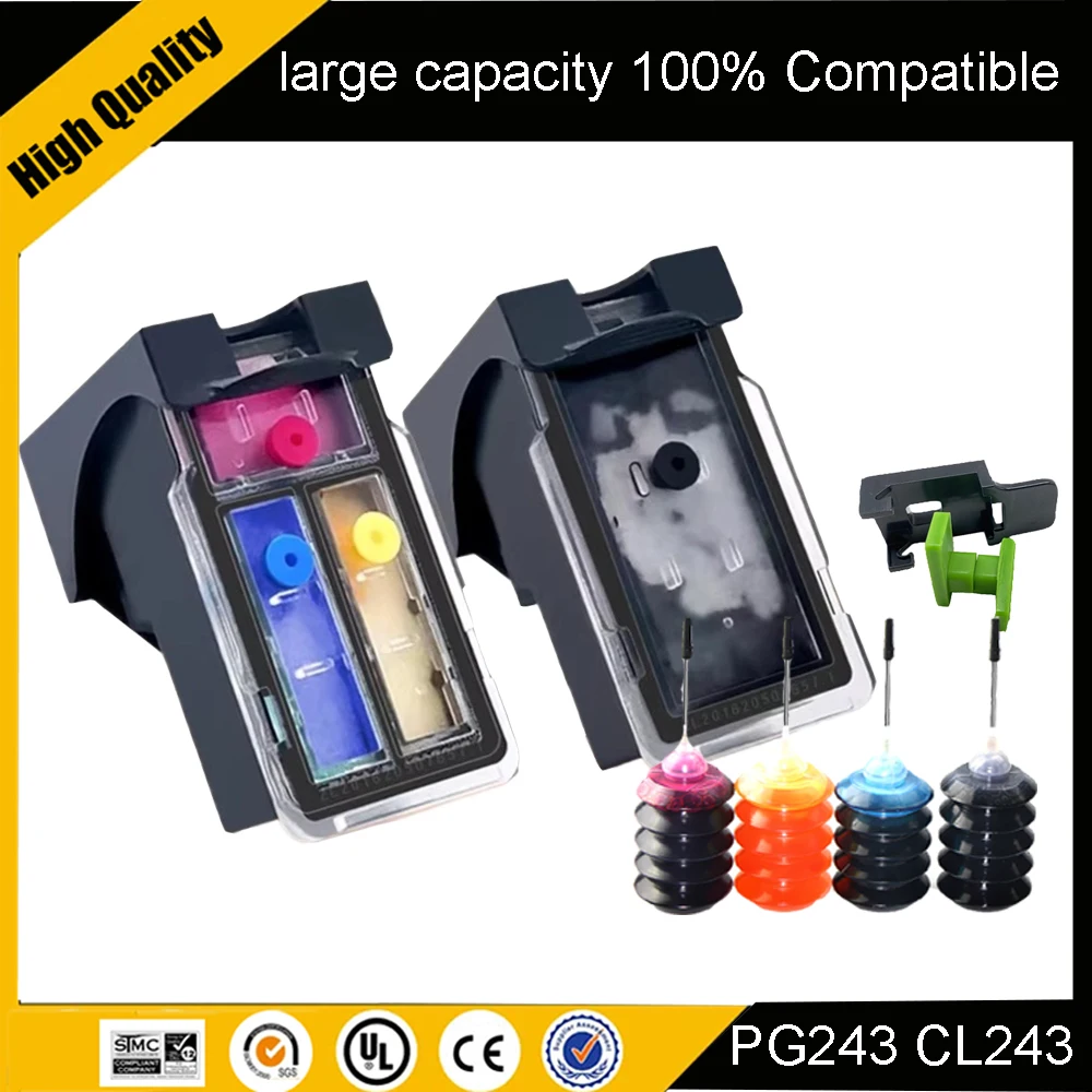 einkshop PG243 CL244 Ink Cartridges For PG243XL 243XL CL 244XL for Pixma TS3120 3122 MG2522 3022 2922 2920 2520 TR4522
einkshop PG243 CL244 Ink Cartridges For PG243XL 243XL CL 244XL for Pixma TS3120 3122 MG2522 3022 2922 2920 2520 TR4522
