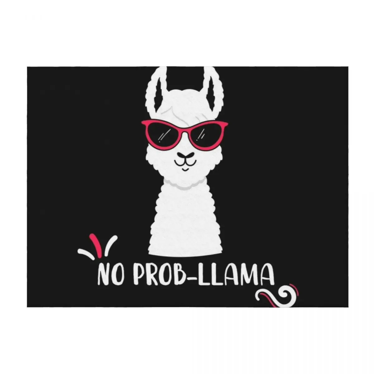 No Prob-Llama - Funny Cute Llama wearing Glasses Throw Blanket For Baby Retros Single for babies Blankets
No Prob-Llama - Funny Cute Llama wearing Glasses Throw Blanket For Baby Retros Single for babies Blankets