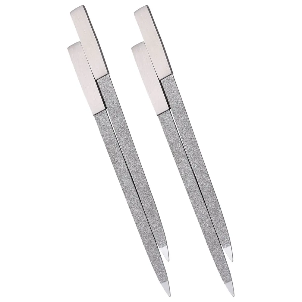 4pcs Nail File Manicure Tools Stainless Steel Double Sided Fine Grit Plated Fingernail Buffer Sanding Block Callus Scraper
4pcs Nail File Manicure Tools Stainless Steel Double Sided Fine Grit Plated Fingernail Buffer Sanding Block Callus Scraper