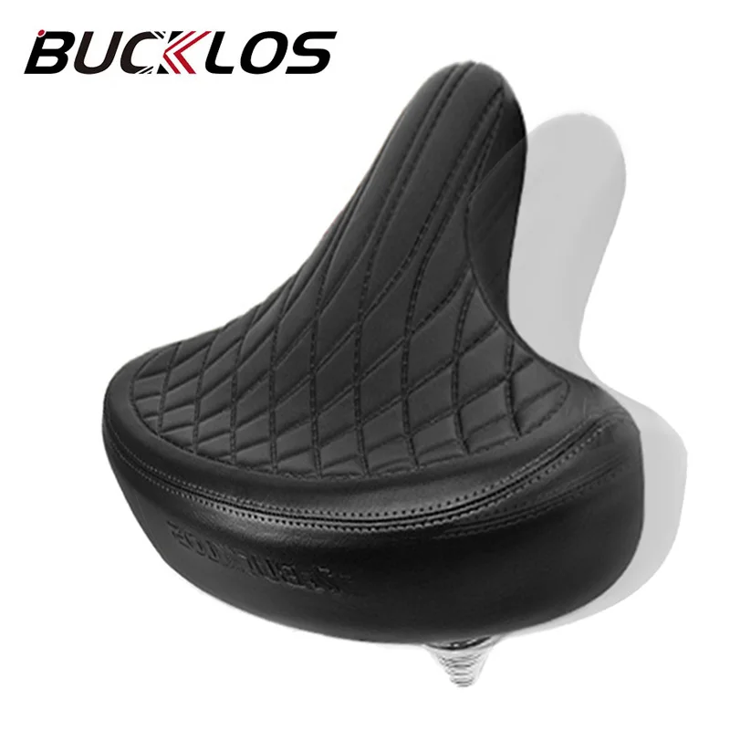 BUCKLOS Bike Seat Thickened Bicycle Saddle Comfortable Wide Cycling Cushion Soft MTB Road Bike Breathable Seat Cushion Bike Part
BUCKLOS Bike Seat Thickened Bicycle Saddle Comfortable Wide Cycling Cushion Soft MTB Road Bike Breathable Seat Cushion Bike Part
