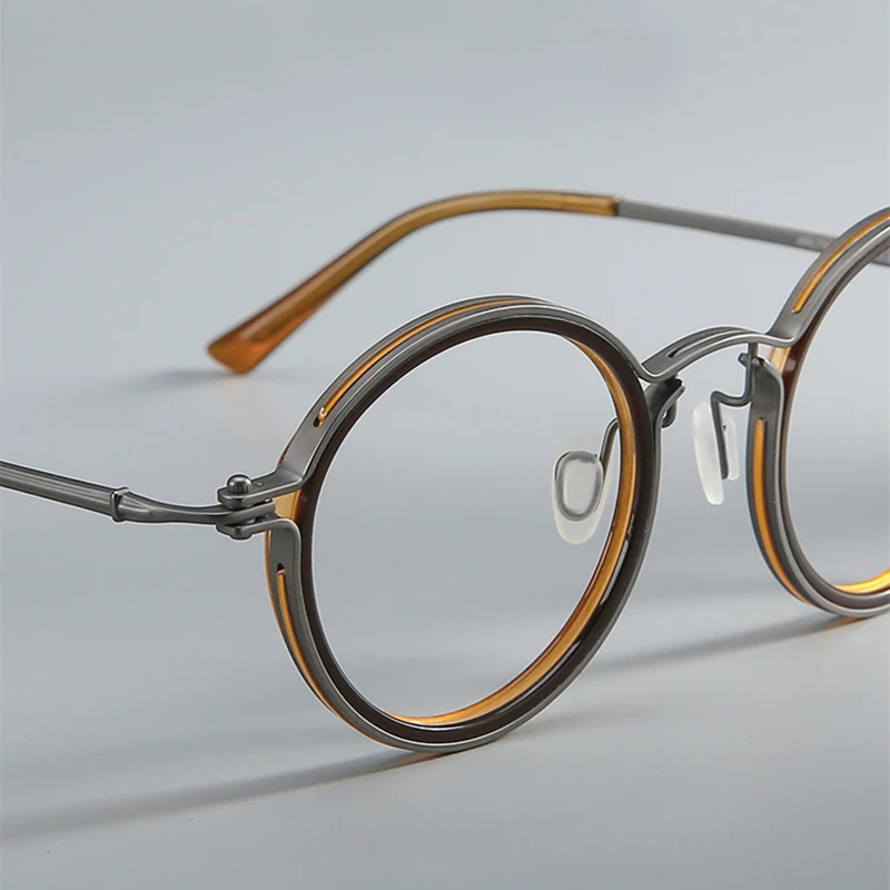 Круглые мужские очки ручной работы из ацетата титана в стиле ретро, винтажная оправа для очков высшего качества, женская брендовая дизайнерская оправа для очков
Круглые мужские очки ручной работы из ацетата титана в стиле ретро, винтажная оправа для очков высшего качества, женская брендовая дизайнерская оправа для очков